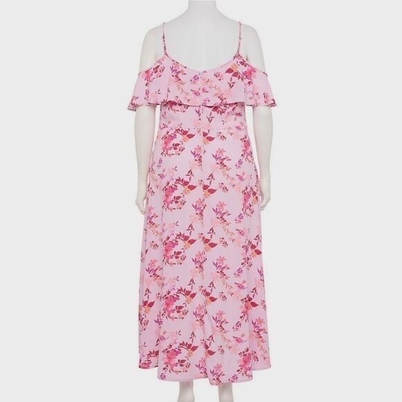 Rewind Flower High Low Maxi Dress - Picture 4 of 4